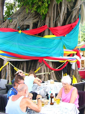 lunch under banyan